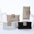 thumbnail image 3 of Women's  Champagne Evening Clutches Wedding, Prom, Graduation, Eid And Party Purse- Champagne, 3 of 3