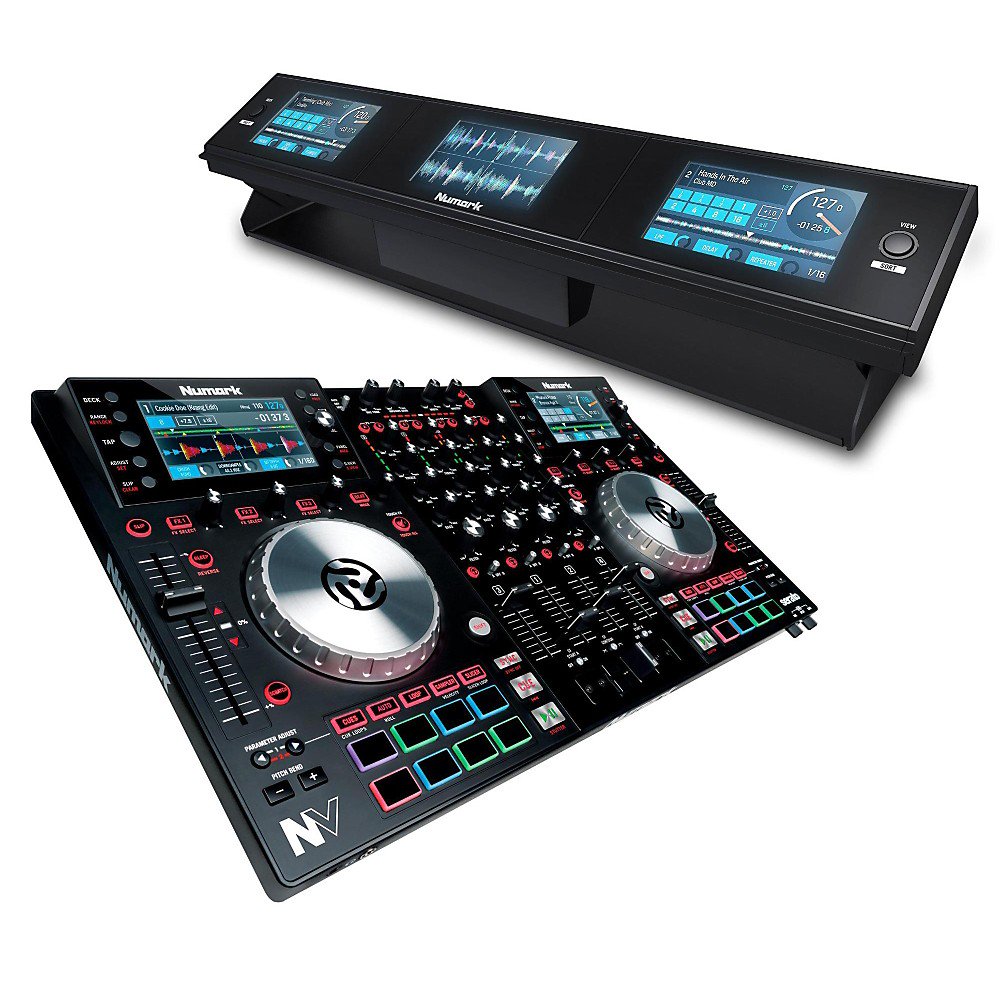 Numark NV DJ Controller with Dashboard 3Screen Display