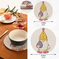 thumbnail image 4 of SKYSONIC Easter Gnome Egg Hunter Pot Holders Trivets, 2 Pcs Heat Resistant Trivets,Dwarf Cotton Thread Weave Mats for Hot Pads Pans Pot Bowl Teapot for Kitchen Decor, 4 of 7