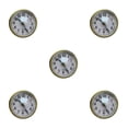 thumbnail image 1 of Baohd 1/2/3/5 Regal Charm Round Clocks Head Insert Roman Number For Luxurious Touch Arabic gold 5PCS, 1 of 6