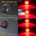 thumbnail image 5 of LIMICAR Trailer Light Kit, Trailer Lights Kit with Amber Trailer Marker Lights Trailer Wire License Plate Bracket,, 5 of 5