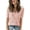 pink, variant on Arach&Cloz Women's Lightweight Summer Tops Casual Short Sleeve Blouses Shirts