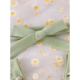 thumbnail image 4 of Biezeib Baby Girl Birthday Outfit, Fly Sleeve Embroidery Flower Letters Romper with Hairband Summer Clothes, 4 of 6
