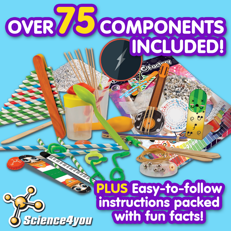 PlayMonster Music Factory Science Kit - 14 Activities to Construct & Play