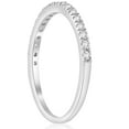 thumbnail image 2 of Pompeii 1/3ct Diamond Ring Womens Wedding Anniversary Band 10k White Gold (H/I,I1-I2), 2 of 4