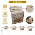 thumbnail image 5 of Thanksgiving Watercolor Pumpkin Table Runner, Autumn Thanksgiving Kitchen Dining Table Decoration for Home Party Decor 13x48 Inches, 5 of 9