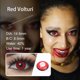 thumbnail image 4 of Lentes de contacto de Color para Halloween, lentillas de Cosplay de Anime, rojo, amarillo y gris, lentillas de colores para ojos anuales, 1 par, 4 of 4