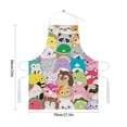 thumbnail image 2 of Squishmallows delantal temático para cocinar, esencial para el hogar, delantal de barbacoa/bufanda de cocina con bolsillos para hombres y mujeres, regalo para el hogar, 2 of 6