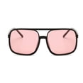 thumbnail image 4 of Optical Glasses Black Rimmed Spectacles Fashionable UV Protection Large-frame Clothing Accessories for Eyes Protection Black Rimmed Pink, 4 of 6