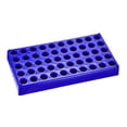 thumbnail image 1 of 2 Pcs Soporte para Tubos de Polipropileno 50-Agujeros Azul Oscuro 1.5ml, 2ml, 1 of 3