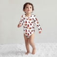 thumbnail image 4 of Xecao Cute Cat And Christmas Gift Print Baby unisex-baby Cotton Long-sleeve Bodysuits-3 Months, 4 of 6