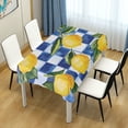 thumbnail image 4 of Yayeee Tablecloths 60" x 120" Rectangle Wrinkle Resistant Party Table Cover, Lemon Checkered, 4 of 8