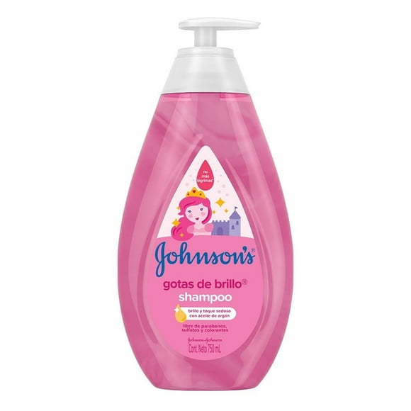 Shampoo Infantil Johnson's Toddler Gotas de Brillo 750 ml