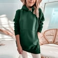 thumbnail image 5 of Vedolay Sweatshirt for Women Fashion 2023 Printed Crew Neck Long Sleeves Shirt with Pocket Zip up Hoodie Y2k Army Green,S, 5 of 5