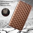 thumbnail image 5 of Allytechgroup Flip Case for Google Pixel 9A, Stylish Stand Premium PU Leather Cards Holder Magnetic Closure Protective Shockproof Wallet Case Cover for Google Pixel 9A, Brown, 5 of 6