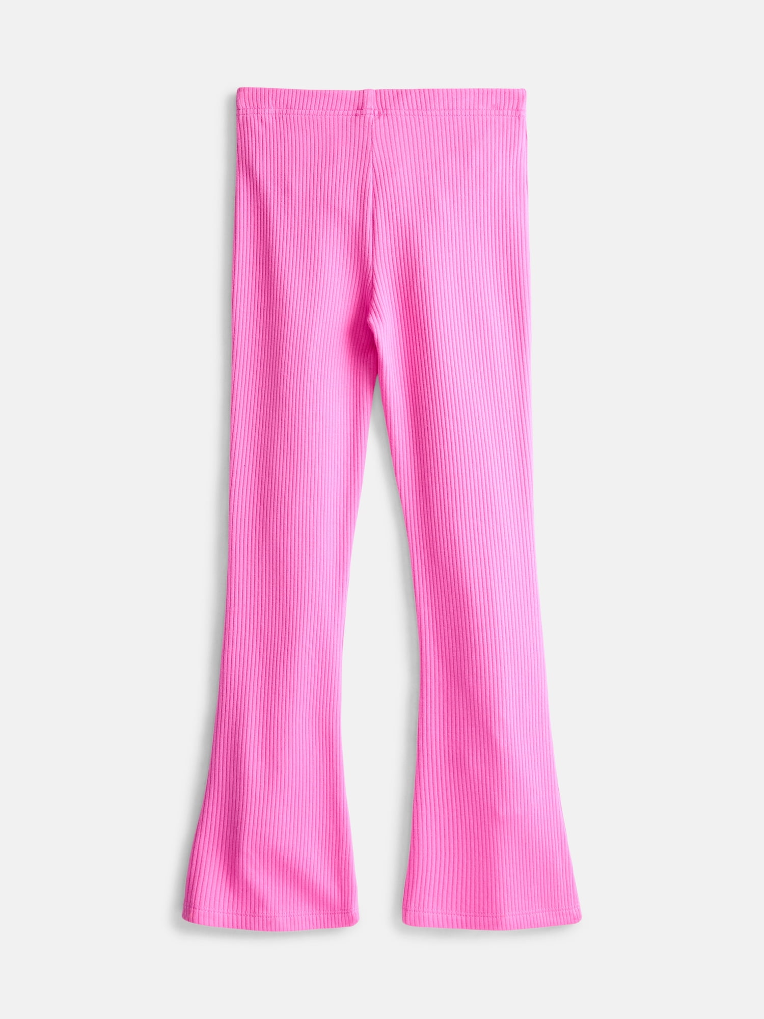 Wonder Nation Little Girl Cozy Ribbed Flare Leggings, Sizes 4-10