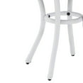 thumbnail image 3 of Crosley Furniture Palm Harbor Outdoor Backyard Patio Wicker Side Table, White, 3 of 5