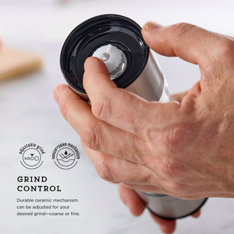 Kamenstein Holden Stainless Steel Dual Salt and Pepper