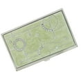 thumbnail image 1 of Edie Light Green Marble Stainless Steel Business Card Case, 1 of 1
