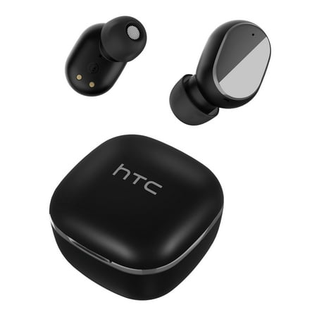 HTC True Wireless Earbuds 5.1 Bluetooth Headphones Noise Cancelling Headset in Ear IPX5 Waterproof Earphone Built-in Mic