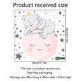 thumbnail image 3 of Kids Wall Stickers,Cartoon Elephant Moon Star Creative Fluorescent Wall Stickers Decorative Stickers Wall Stickers, 3 of 7