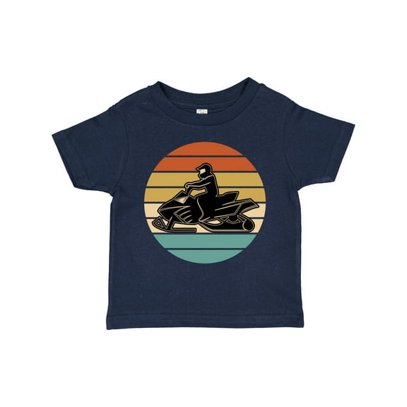 Inktastic Snowmobile Retro Sunset Boys or Girls Toddler T-Shirt