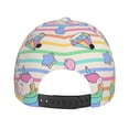 thumbnail image 6 of Fotbe Cute Unicorn Baseball Cap, Cute Unicorn Print Dad Hat,Outdoor Hat,Adjustable Sports Cap, Perfect For Activities, 6 of 9