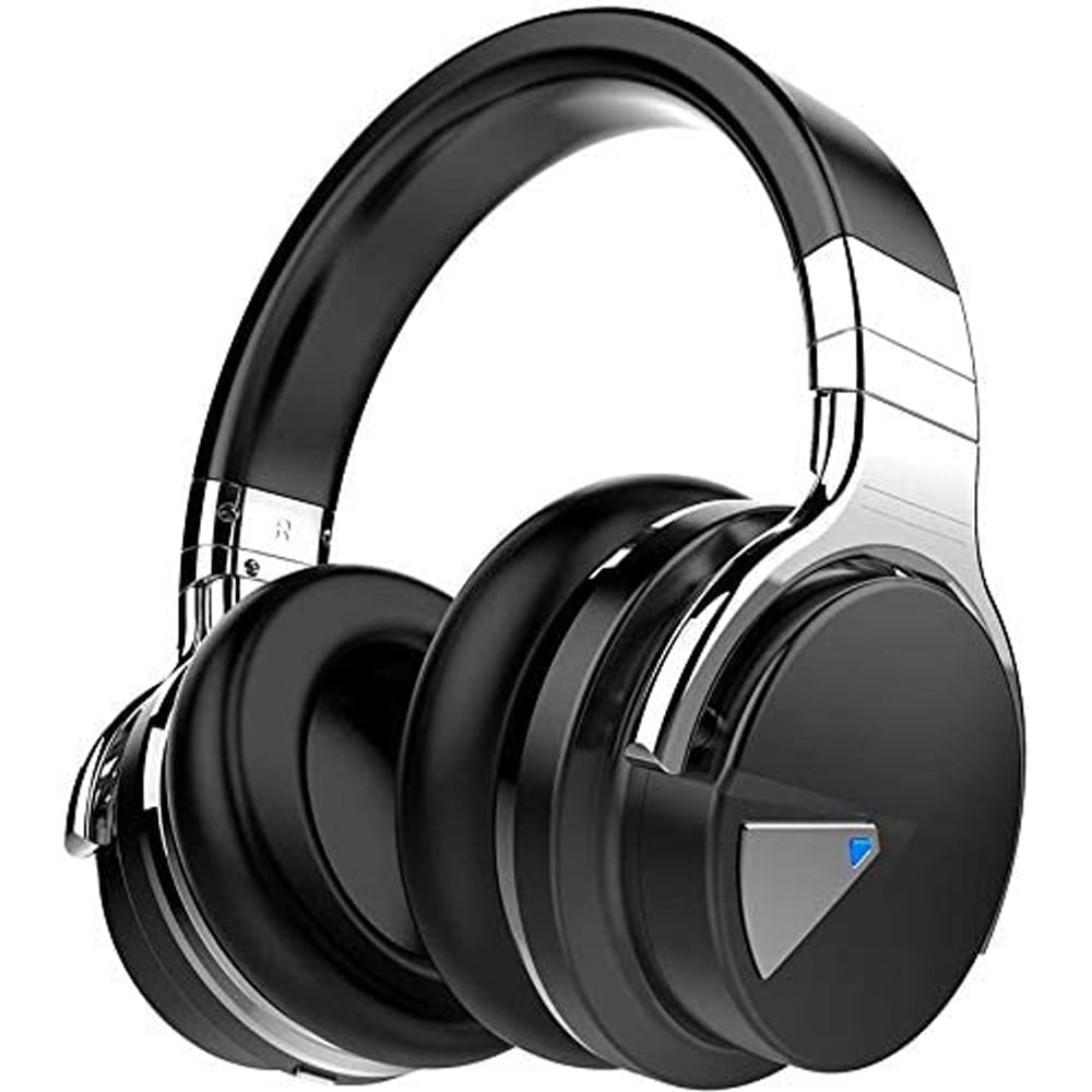 Cowin E7 Active Noise Cancelling Bluetooth OverEar Headphones, Black