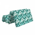 thumbnail image 2 of Hawaii Foldable Mattress, Tropic Botanical Bloom Art, 78.7" x 47.2", Teal Seafoam, by Ambesonne, 2 of 6