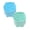 Blue,Green, variant on Raised Slow Feeder Cat Bowl, Elevated Cat Slow Feeder for Dry and Wet Food, 3.35"x4.92" Tall Leg Anti Vomit Design for Indoor Cats, Kittens, Small Pets