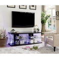 thumbnail image 3 of Bowery Hill Modern Wood Storage 72-Inch TV Stand in Black, 3 of 5