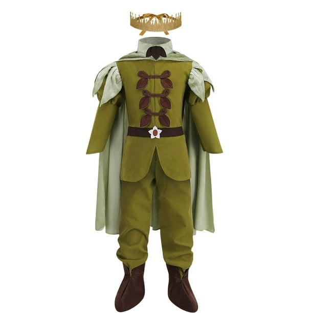 Little Boys Prince Naveen Costume Sets Party Cosplay Outfit Size XS-L -  