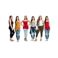 thumbnail image 2 of Essential Basic Women's Basic Casual Long Camisole Cami Top Regular and Plus Sizes, 2 of 4