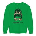 thumbnail image 5 of Military Mom Sweatshirt Proud Mom Life Messy Bun Sunglasses Mother's Day Mama Mommy Active Duty Veteran Vet Crewneck, 5 of 7