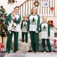 thumbnail image 2 of Anbech Christmas Family Pajamas Matching Nightgowns Graphic Long Sleeve Sleepwear Pjs Set, 2-Piece, Unisex, 2 of 7