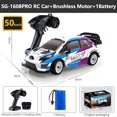 thumbnail image 1 of 2023 nuevo SG1607 SG1608 Pro 1/16 RC Car 50 km/H alta velocidad 2,4G sin escobillas 4WD Drift coche de carreras con Control remoto juguetes para niñosSin escobillas 1Batería3 Deng Xun unisex, 1 of 2