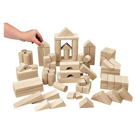 Excellerations Best Value Tabletop Unit Blocks - 110 Piece Big Builder Set (Item #