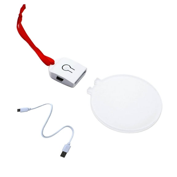 Acahhotxx LED Sublimation Christmas Ornament Unfinished Round Acrylic Christmas Decoration Unique Holiday