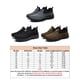thumbnail image 3 of Oucaili Zapatos sin cordones para hombres mocasines para caminar zapatillas de senderismo zapatos de trabajo informales de ancho ancho mocasines para conducir, 3 of 7