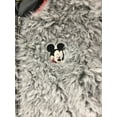 thumbnail image 3 of Disney Girls Gray Faux Fur Mickey Mouse Zip Front Sweatshirt Jacket Medium, 3 of 3