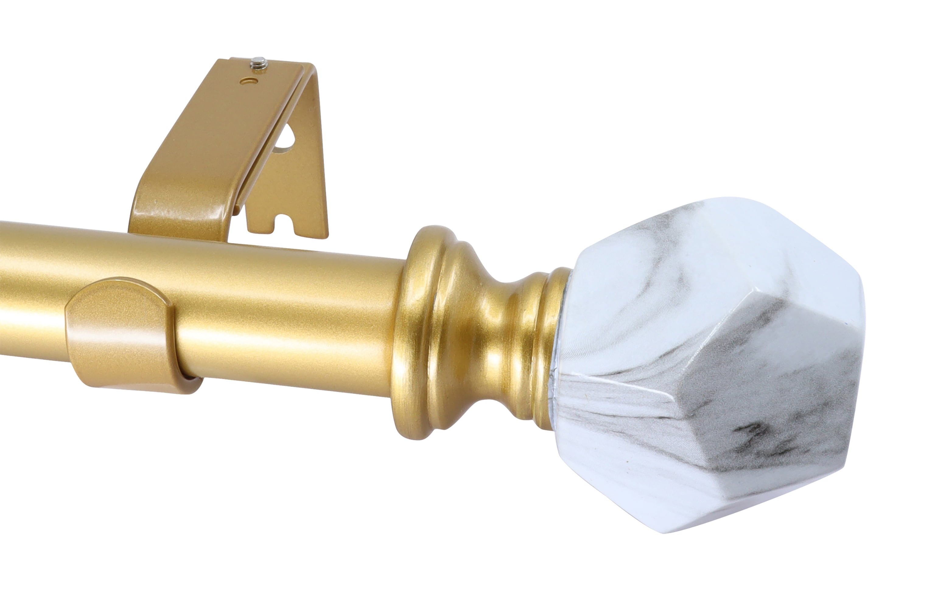 Meriville 1" Diameter Telescoping Double Window Treatment Curtain Rod