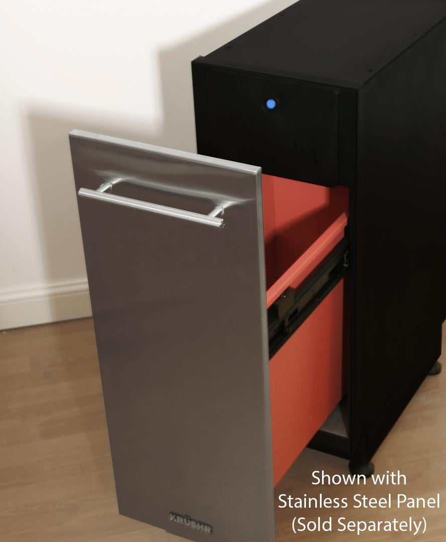 Krushr K015 15" Recycling Trash Compactor with 7.6 cu. ft. Capacity