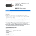 thumbnail image 2 of Ignition Coil - Compatible with 1982 - 1984 BMW 733i 1983, 2 of 2