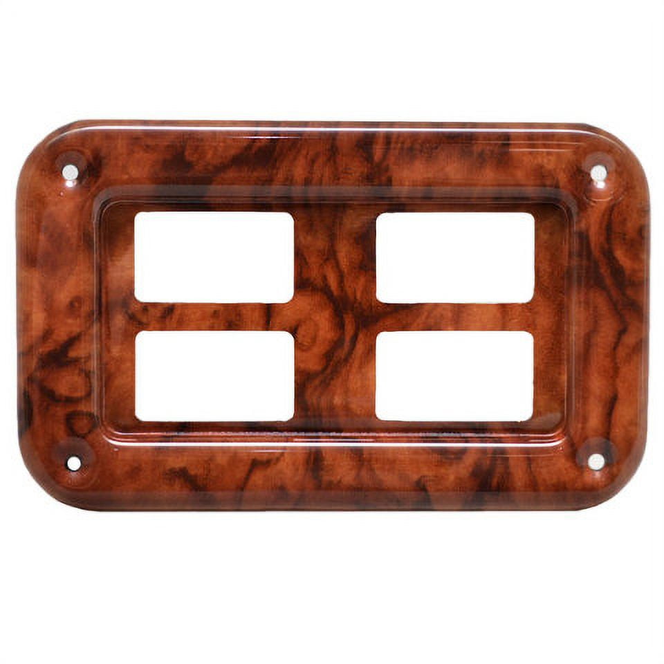 Rinker Boat Blank Dash Panel Faux Woodgrain Plastic