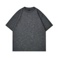 thumbnail image 1 of pstuiky camisetas de hombre, Camisas casuales de manga corta con cuello redondo y diseño conciso de color liso para hombre camisas casuales para hombre m, 1 of 3