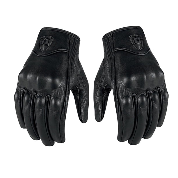 Guantes de cuero genuino Motocicleta GP Guante de pantalla táctil para hombres Motocross C MABOTO Manga protectora