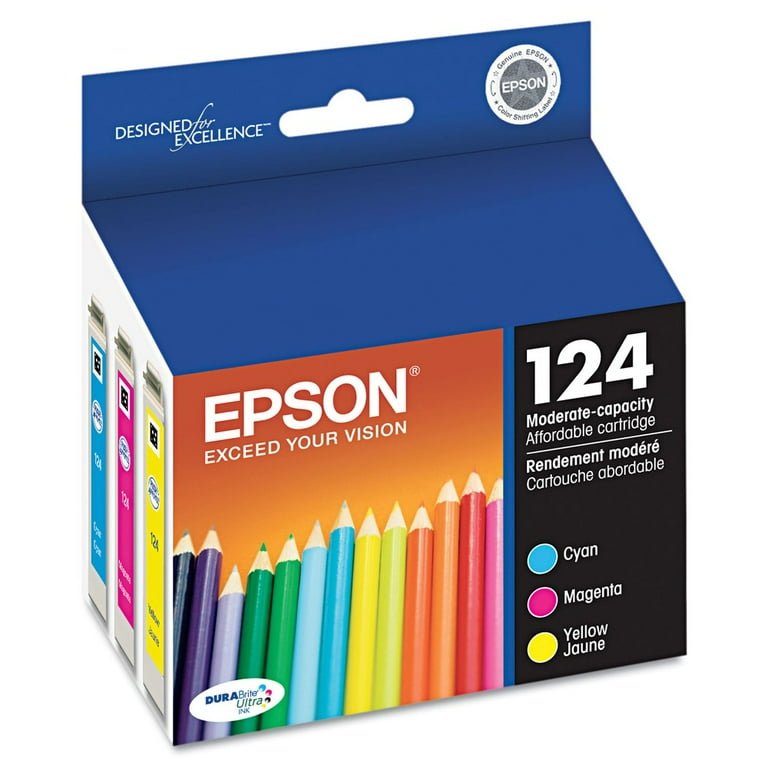 T124520-S (124) DURABrite Ultra Ink, Cyan/Magenta/Yellow T124520-S (124) DURABrite Ultra Ink, Cyan/Magenta/Yellow