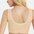 thumbnail image 3 of 5 Pack Sports Bras for Women Athletic Breathable Workout Gym Yoga Activewear Seamless High Impact Push Up Bra L 02-Multicolor, 3 of 4