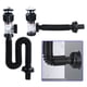 thumbnail image 4 of Yhmxh Utensilios de cocina Kit de desagüe para lavabo, tubo de expansión para lavabo, tubo de extensión para lavabo, sifón para bajante Muebles para cocina Accesorios de cocina, 4 of 6