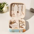 thumbnail image 6 of Kangaroo Travel Portable Square Jewelry Organizer with Ring, Earring, Necklace, and Bracelet Storage - Suitable for Girls and Women, 6 of 6